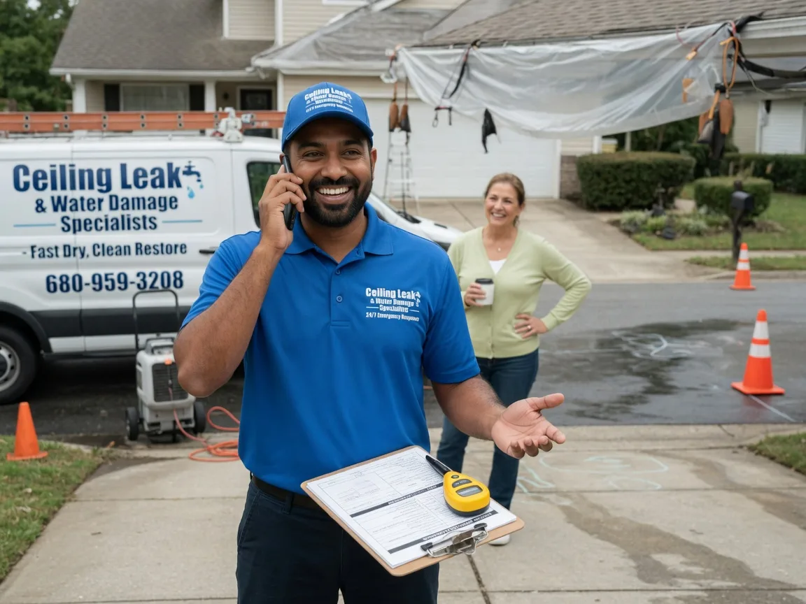 Ceiling Leak Cleanup Kincheloe, MI FAQs